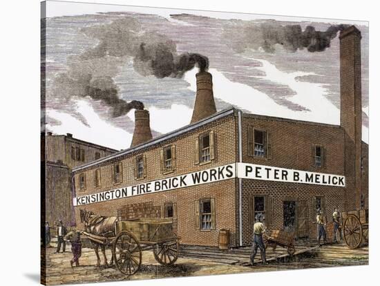 United States. Kensington Fire Brick Works-null-Stretched Canvas