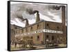 United States. Kensington Fire Brick Works-null-Framed Stretched Canvas