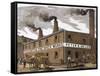 United States. Kensington Fire Brick Works-null-Framed Stretched Canvas