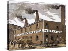 United States. Kensington Fire Brick Works-null-Stretched Canvas