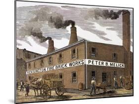 United States. Kensington Fire Brick Works-null-Mounted Giclee Print