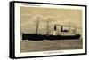 United States Lines, Dampfschiff George Washington-null-Framed Stretched Canvas