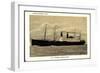 United States Lines, Dampfschiff George Washington-null-Framed Giclee Print