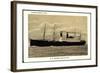 United States Lines, Dampfschiff George Washington-null-Framed Giclee Print