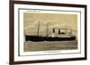 United States Lines, Dampfschiff George Washington-null-Framed Giclee Print