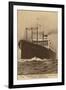 United States Lines Liner Ss President Roosevelt-null-Framed Giclee Print