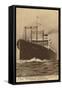 United States Lines Liner Ss President Roosevelt-null-Framed Stretched Canvas