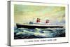 United States Lines, S.S. United States, Liner-null-Stretched Canvas