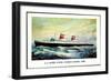 United States Lines, S.S. United States, Liner-null-Framed Giclee Print