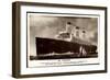 United States Lines, Usl, Dampfschiff S.S. Leviathan-null-Framed Giclee Print