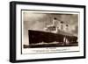 United States Lines, Usl, Dampfschiff S.S. Leviathan-null-Framed Giclee Print