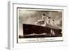 United States Lines, Usl, Dampfschiff S.S. Leviathan-null-Framed Giclee Print