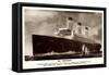 United States Lines, Usl, Dampfschiff S.S. Leviathan-null-Framed Stretched Canvas