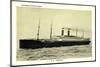 United States Lines, USL, S.S. America, Dampfschiff-null-Mounted Giclee Print