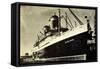 United States Lines, Usl, S.S. United States,Dampfer-null-Framed Stretched Canvas