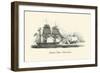 United States & Macedonian-Thomas Birch-Framed Art Print