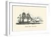 United States & Macedonian-Thomas Birch-Framed Art Print