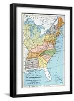 United States Map, C1791-null-Framed Giclee Print