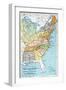 United States Map, C1791-null-Framed Giclee Print