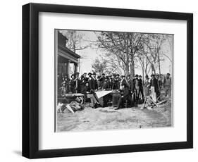 United States Military Railroad Crew-null-Framed Photographic Print