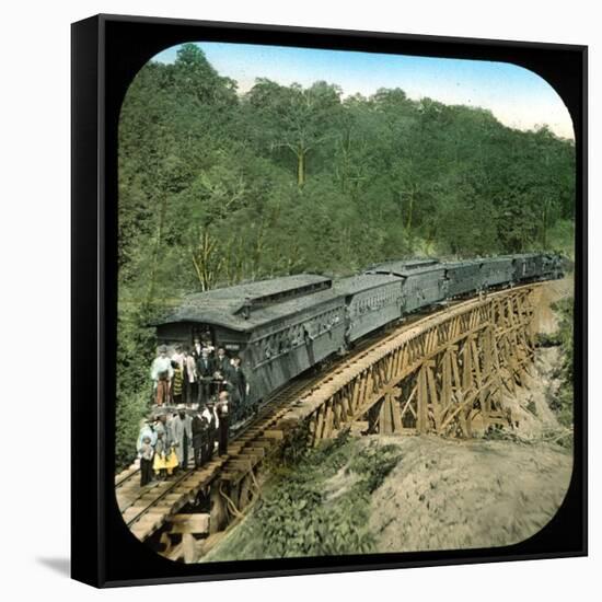 United States (Minnesota), the Pacific Railroad-Leon, Levy et Fils-Framed Stretched Canvas