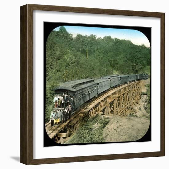 United States (Minnesota), the Pacific Railroad-Leon, Levy et Fils-Framed Photographic Print