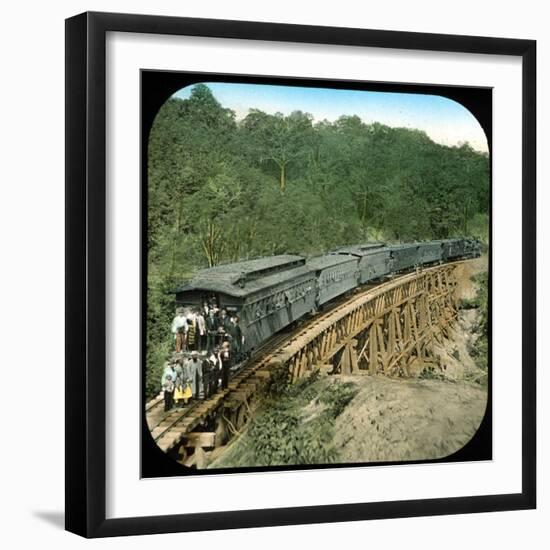 United States (Minnesota), the Pacific Railroad-Leon, Levy et Fils-Framed Photographic Print