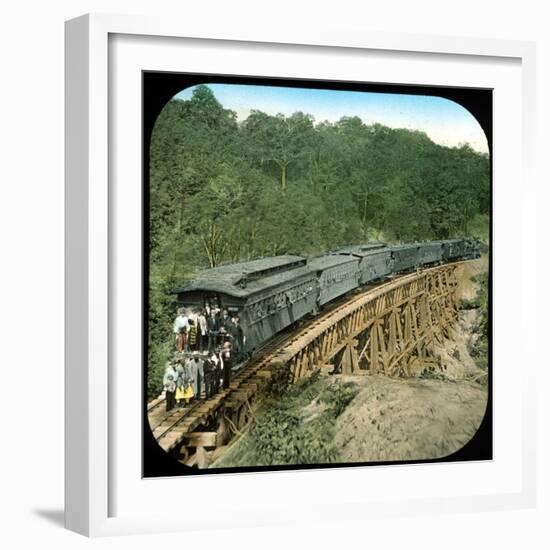 United States (Minnesota), the Pacific Railroad-Leon, Levy et Fils-Framed Photographic Print