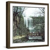 United States (Minnesota), Waterfalls-Leon, Levy et Fils-Framed Photographic Print