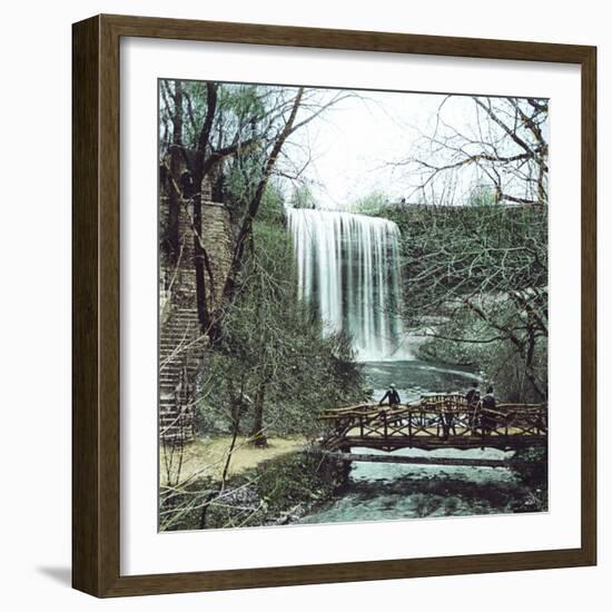 United States (Minnesota), Waterfalls-Leon, Levy et Fils-Framed Photographic Print