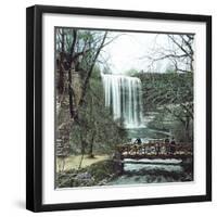 United States (Minnesota), Waterfalls-Leon, Levy et Fils-Framed Photographic Print