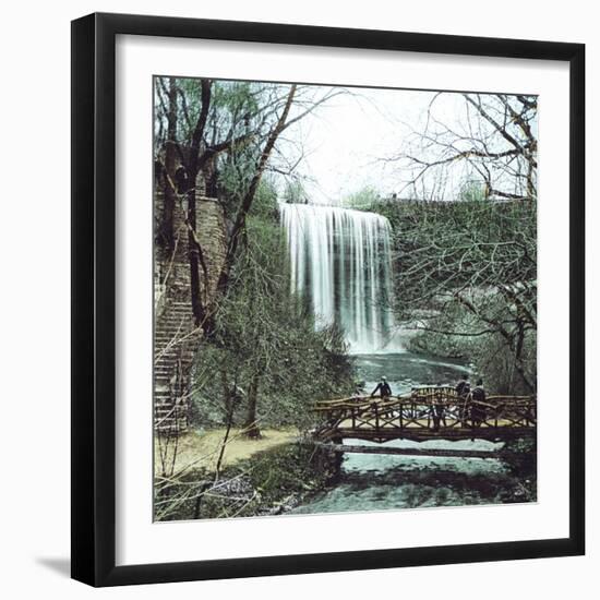 United States (Minnesota), Waterfalls-Leon, Levy et Fils-Framed Photographic Print