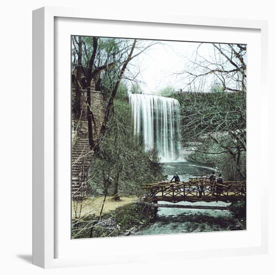 United States (Minnesota), Waterfalls-Leon, Levy et Fils-Framed Photographic Print