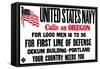 United States Navy Calls on Oregon, c.1917-null-Framed Stretched Canvas