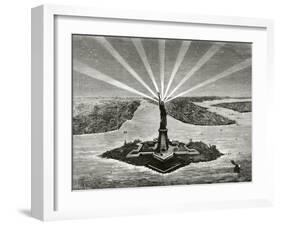 United States, New York, Statue of Liberty,-null-Framed Giclee Print