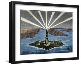 United States. New York. Statue of Liberty-null-Framed Giclee Print