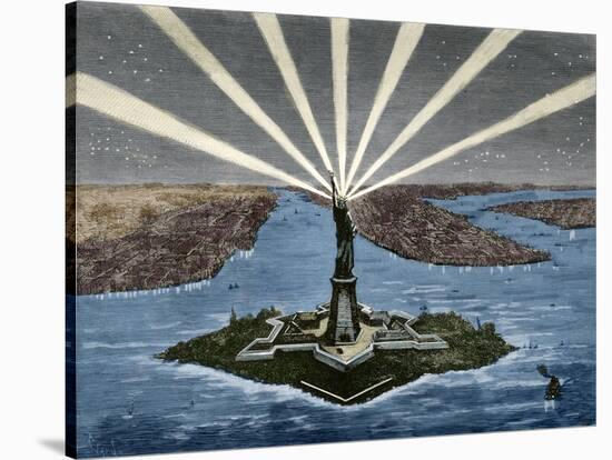 United States. New York. Statue of Liberty-null-Stretched Canvas