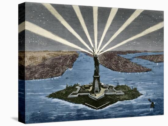 United States. New York. Statue of Liberty-null-Stretched Canvas