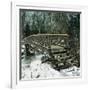 United States (Niagara), the Bridge at Luna Island-Leon, Levy et Fils-Framed Photographic Print