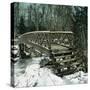 United States (Niagara), the Bridge at Luna Island-Leon, Levy et Fils-Stretched Canvas