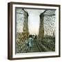 United States (Niagara), the Railroad Bridge-Leon, Levy et Fils-Framed Photographic Print