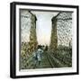 United States (Niagara), the Railroad Bridge-Leon, Levy et Fils-Framed Photographic Print