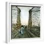 United States (Niagara), the Railroad Bridge-Leon, Levy et Fils-Framed Photographic Print