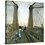 United States (Niagara), the Railroad Bridge-Leon, Levy et Fils-Stretched Canvas