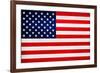 United States of America Flag Design with Wood Patterning - Flags of the World Series-Philippe Hugonnard-Framed Art Print