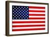 United States of America Flag Design with Wood Patterning - Flags of the World Series-Philippe Hugonnard-Framed Premium Giclee Print