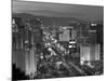 United States of America, Nevada, Las Vegas, Elevated Dusk View of the Hotels and Casinos Along the-Gavin Hellier-Mounted Photographic Print