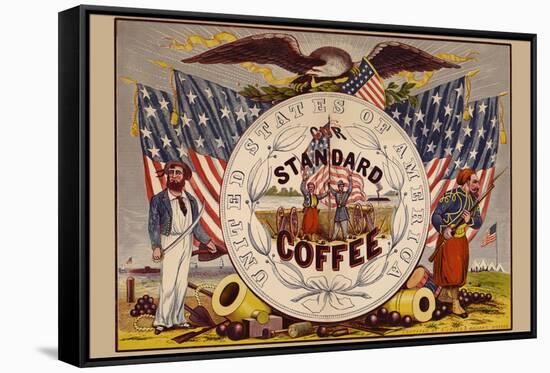 United States of America, Our Standard Coffee-A. Holland-Framed Stretched Canvas