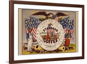 United States of America, Our Standard Coffee-A. Holland-Framed Art Print