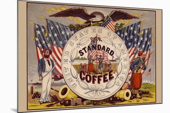 United States of America, Our Standard Coffee-A. Holland-Mounted Art Print